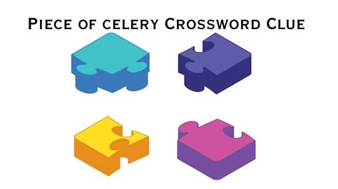 celery piece crossword